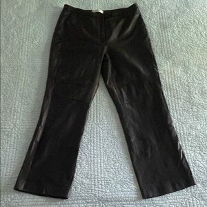 NWOT Valerie Stevens Black Leather Pants
